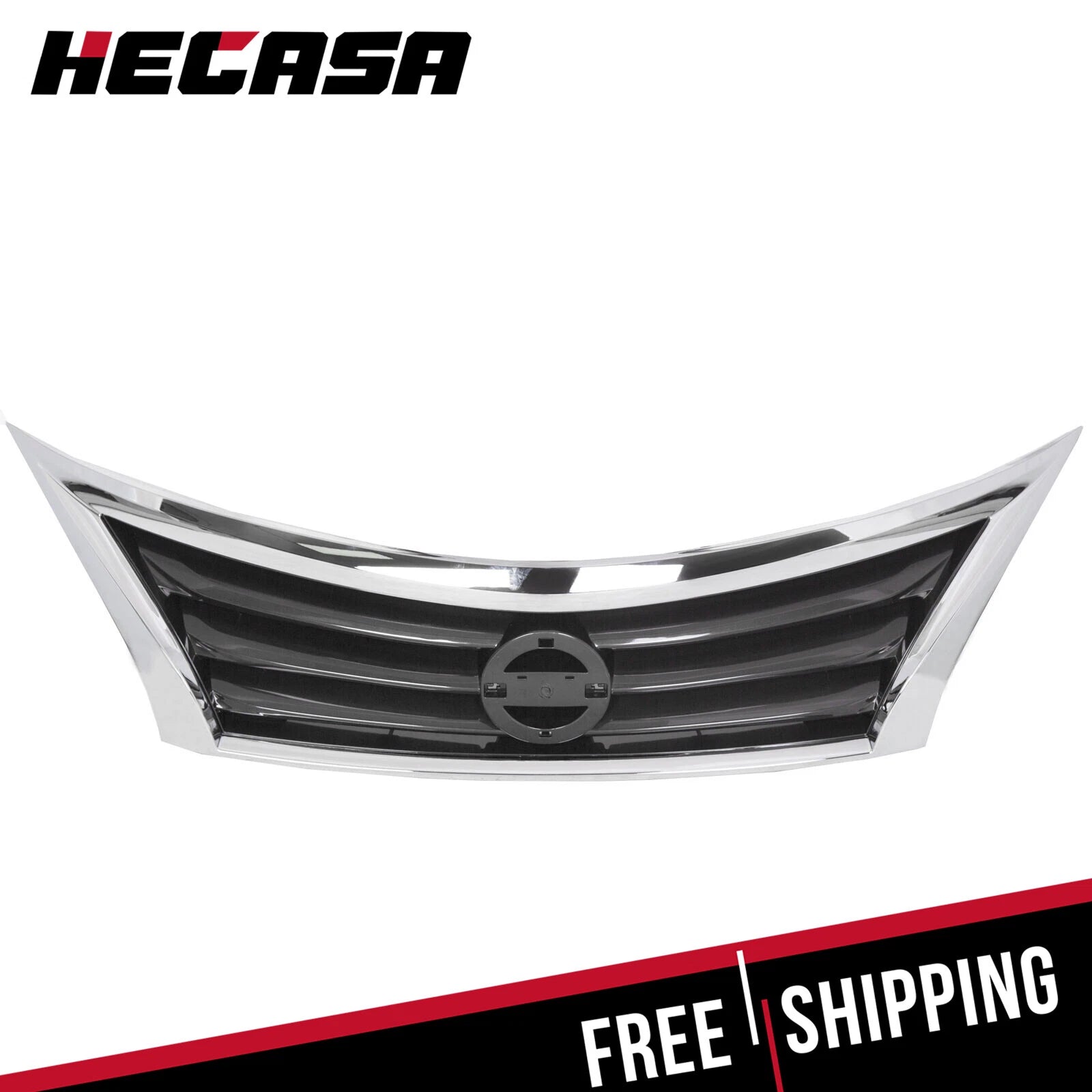 Chrome Front Bumper Grille Upper Grill Assembly for Nissan Altima (2013–2015)