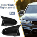 Pair of Gloss Black Rear View Mirror Covers for BMW F20 F22 F23 F30 F31 F32 (2012–2019) 1 745065025338