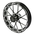 18'' x 3.5'' CNC Front Wheel Rim & Dual Disc Hub for Harley Touring (1997–2021)