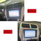 Dashboard Console Navigation Cover Trim Chrome for 11-15 Ford Explorer