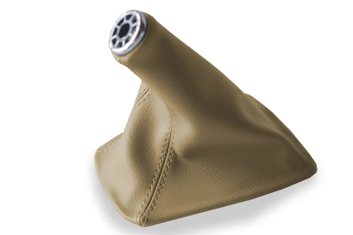 Leather Manual Shift Boot Cover for Toyota Celica (2000–2005) Beige