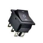 2-Pack KCD4 Rocker Switch for Universal Applications (Self-Reset, 6-Terminal)