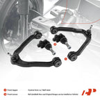 Set of 4 Front Upper Control Arms with Ball Joints for Chevy Silverado 1500