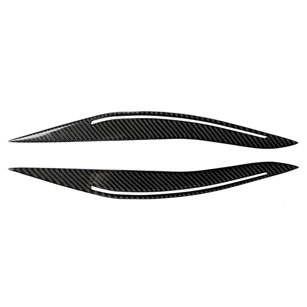 2X Headlight Eyebrows Eyelids Trim for BMW 5 Series F10 (2014–2016)
