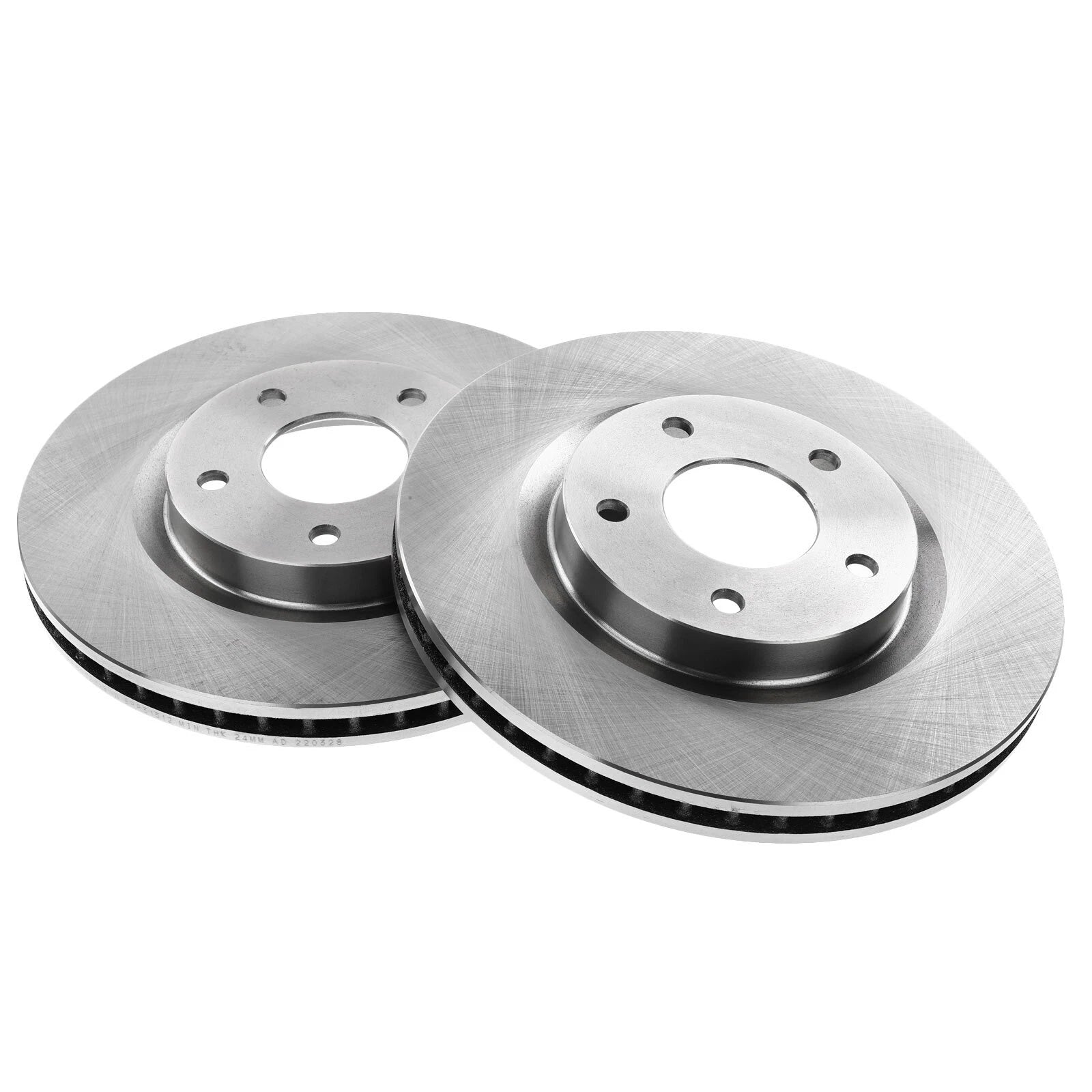 Front Disc Brake Rotors & Ceramic Pads for Nissan Rogue (2008-2013)