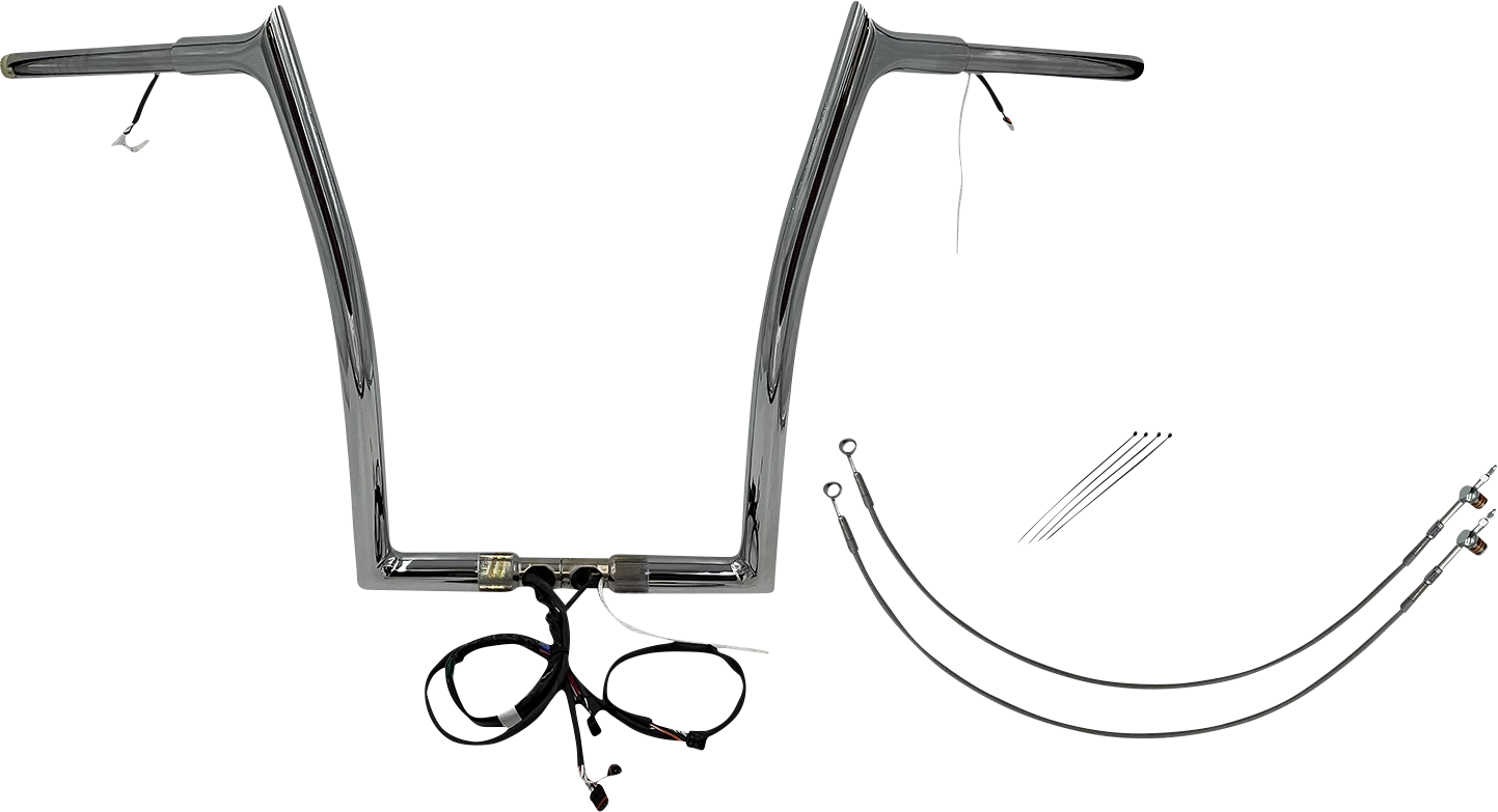 1-1/4" Pointed Top Handlebar Kit for Harley Davidson (16")