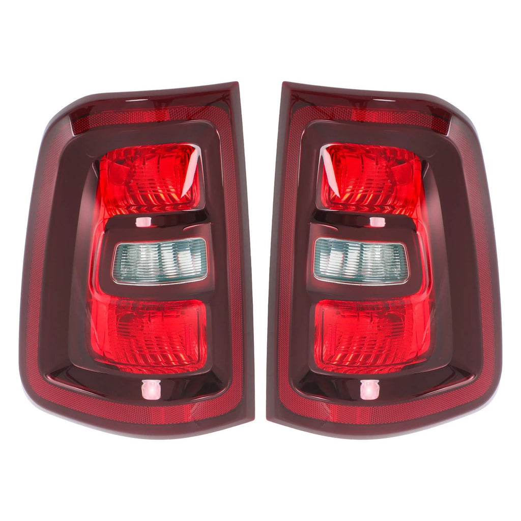 Set of 2 Rear Black Halogen Tail Lights for Ram 1500 (2025)