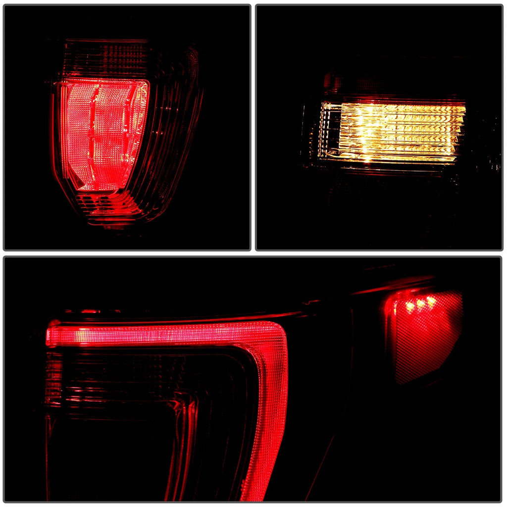 Chrome Red LED Taillight Assembly for Ford Explorer (2016–2019)