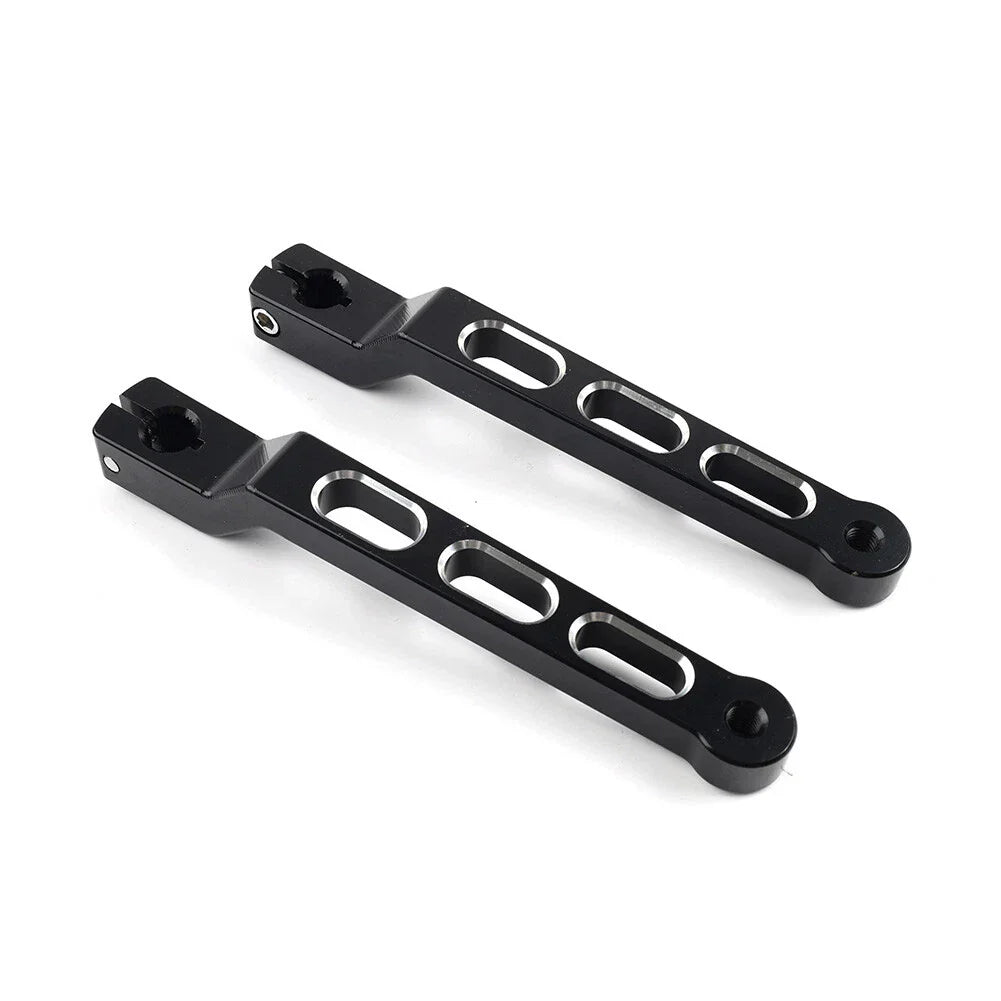 Billet Heel Toe Shift Lever Black & Silver for Harley Tour Electra Street Glide (2009-2023)