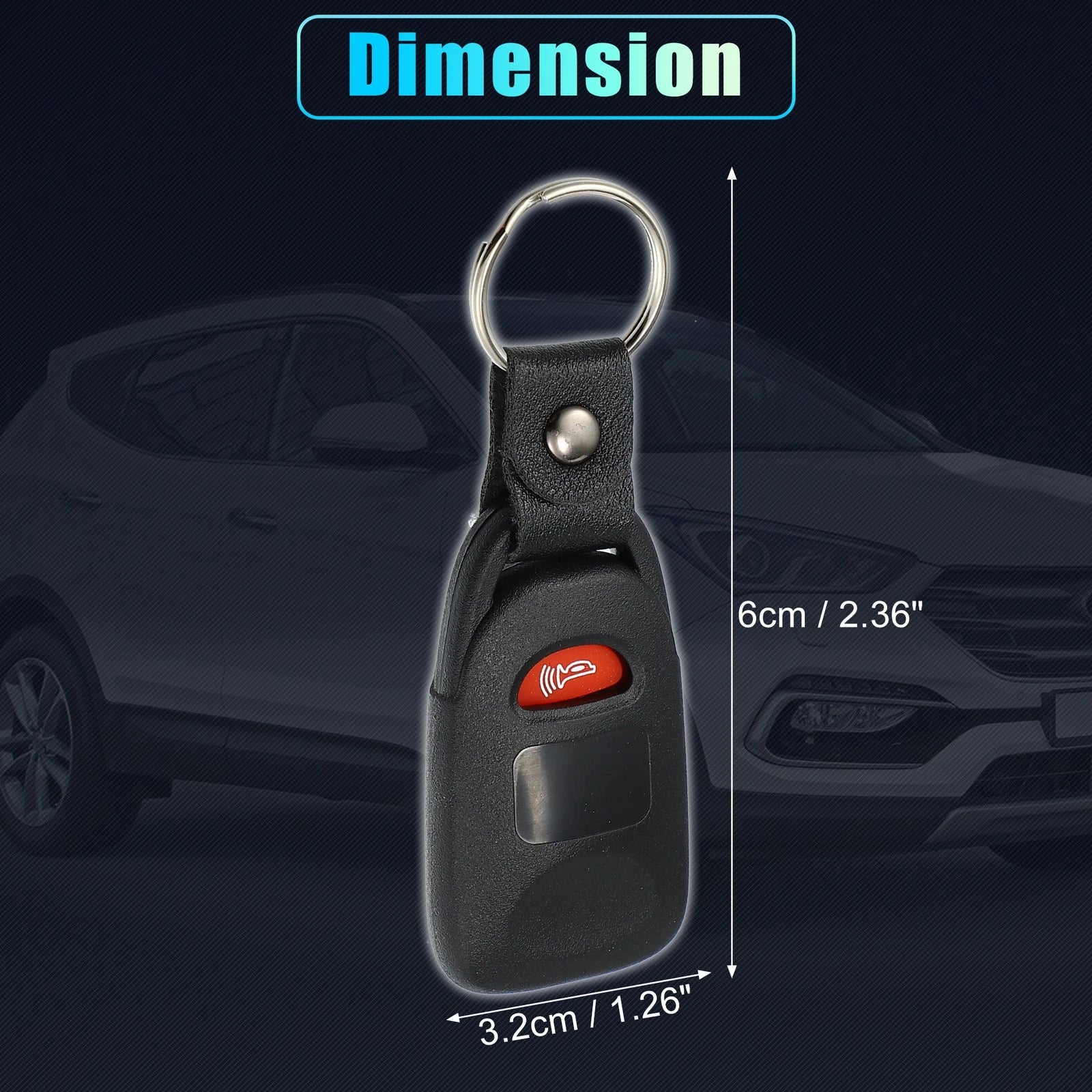 Set of 4 Keyless Entry Remote Key Shell Covers for Hyundai Kia (No Chip) 723115018516
