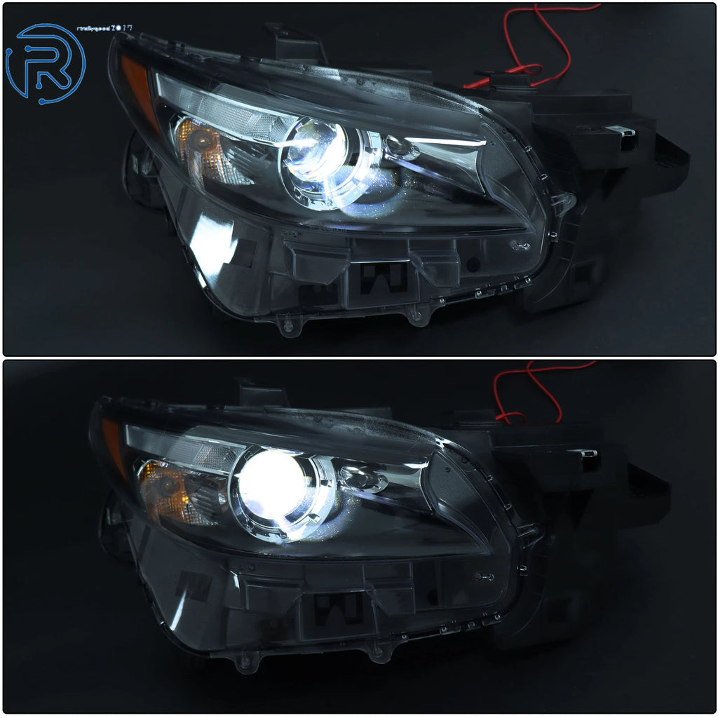 Headlamp for Mazda CX-9 (2016-2023) LED Right Black