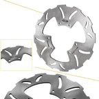 Front Left Brake Disc Rotor for Yamaha TW125 TW225 SEROW 225 TRICKER 250