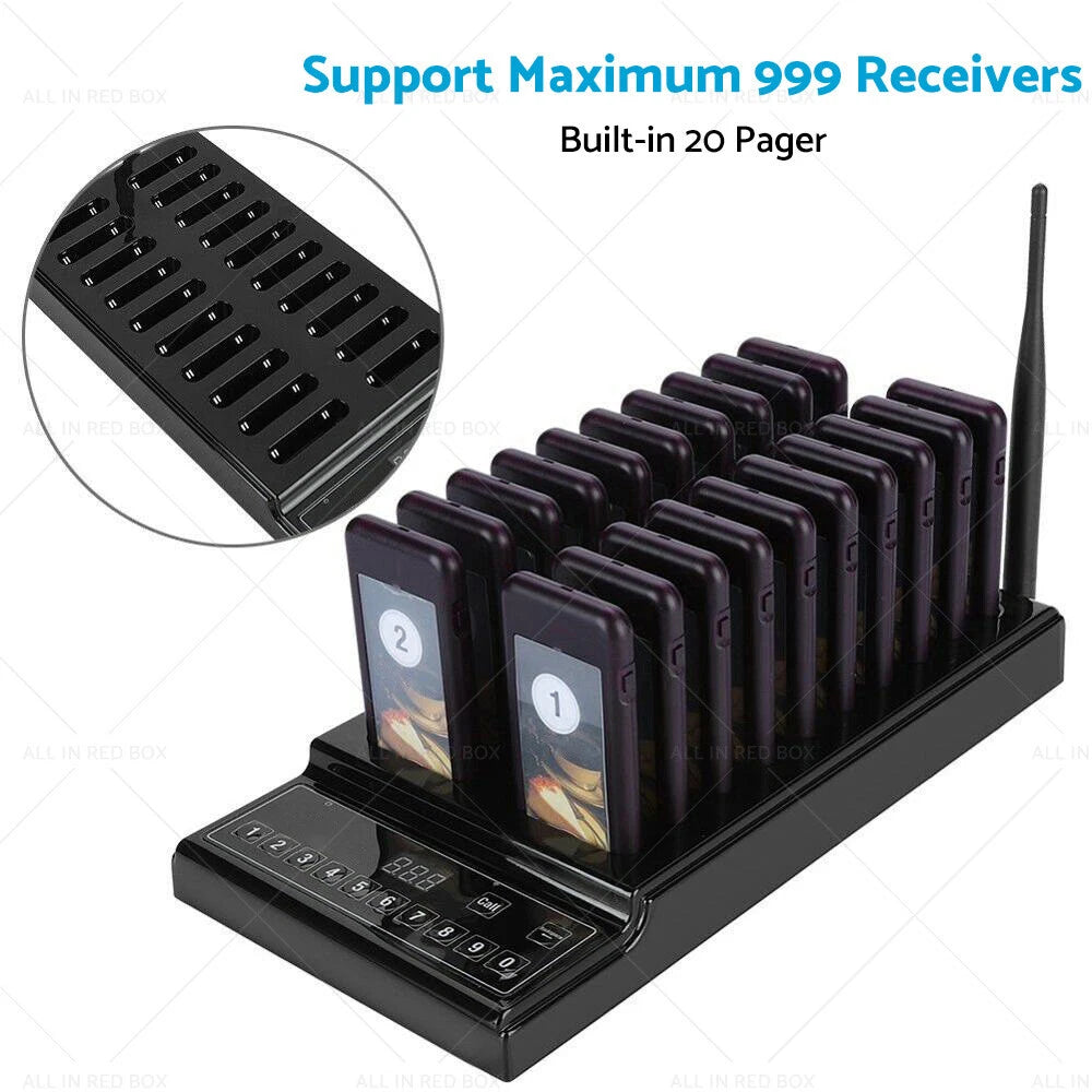 Wireless Guest Call Pager System for Restaurants