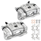 Pair Rear Disc Brake Calipers w/ Bracket for Hyundai Sonata (2006–2008)
