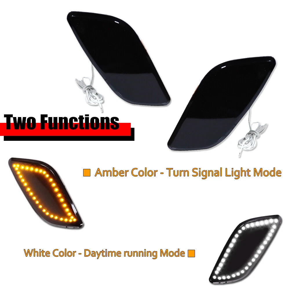 Smoked Lens Switchback Amber & White Front Corner Light for Subaru Impreza (2002–2003)