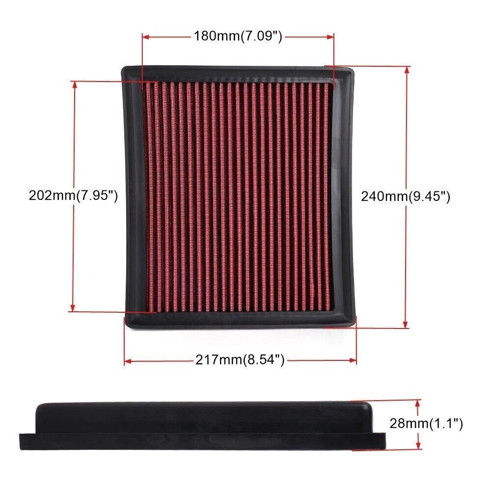 High Flow Panel Air Filter for Lexus Camry (2017–2019)