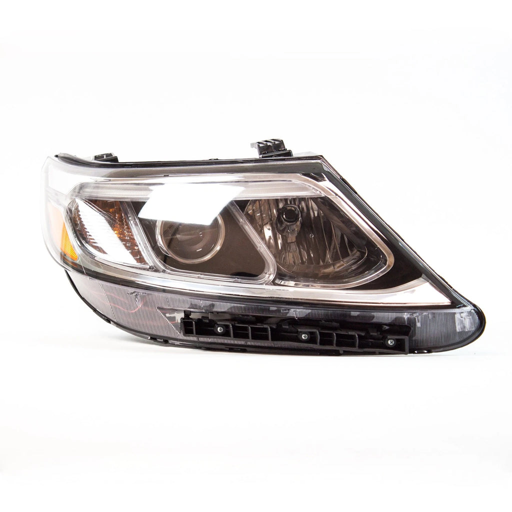 Replacement Passenger Side Halogen Headlight Assembly w/o LED Accents