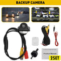 2X Rear View Reverse Camera for Car (HD, Night Vision, Waterproof)