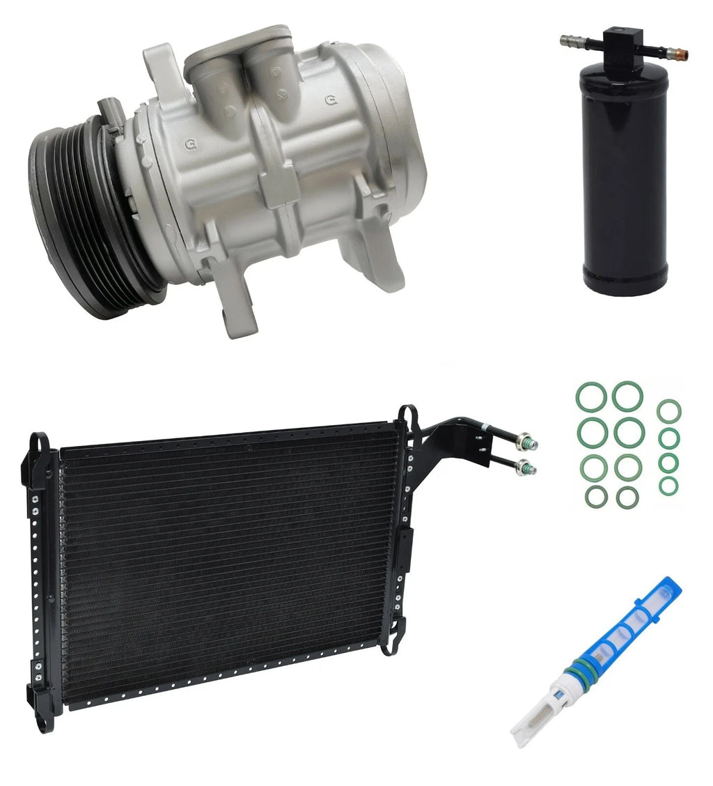 AC Compressor Kit With Condenser for Mustang 5.0L (1984–1993)