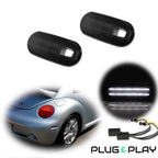 2X White LED Side Marker Parking Lights for VW Beetle (1998–2005)