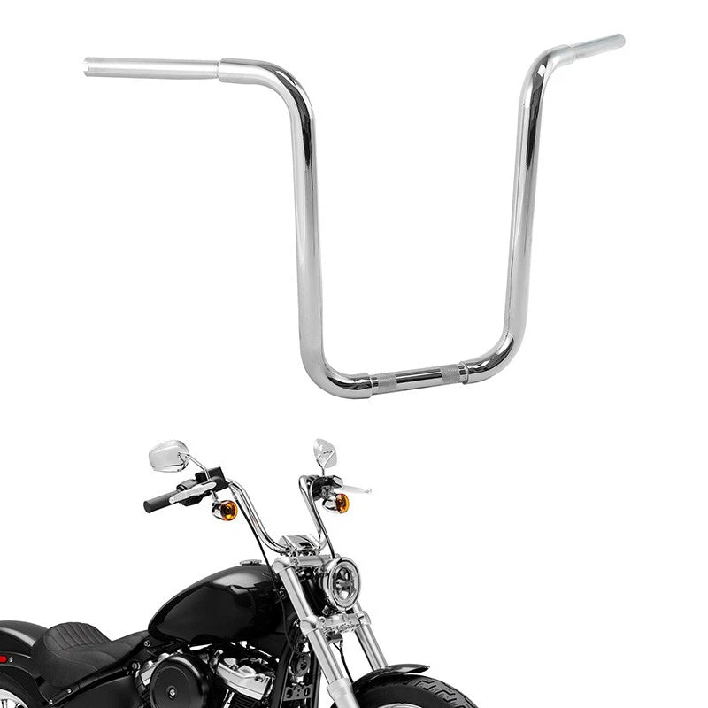16" Rise 1 1/4" Ape Hanger Handlebar for Harley Davidson FLST FXST Sportster