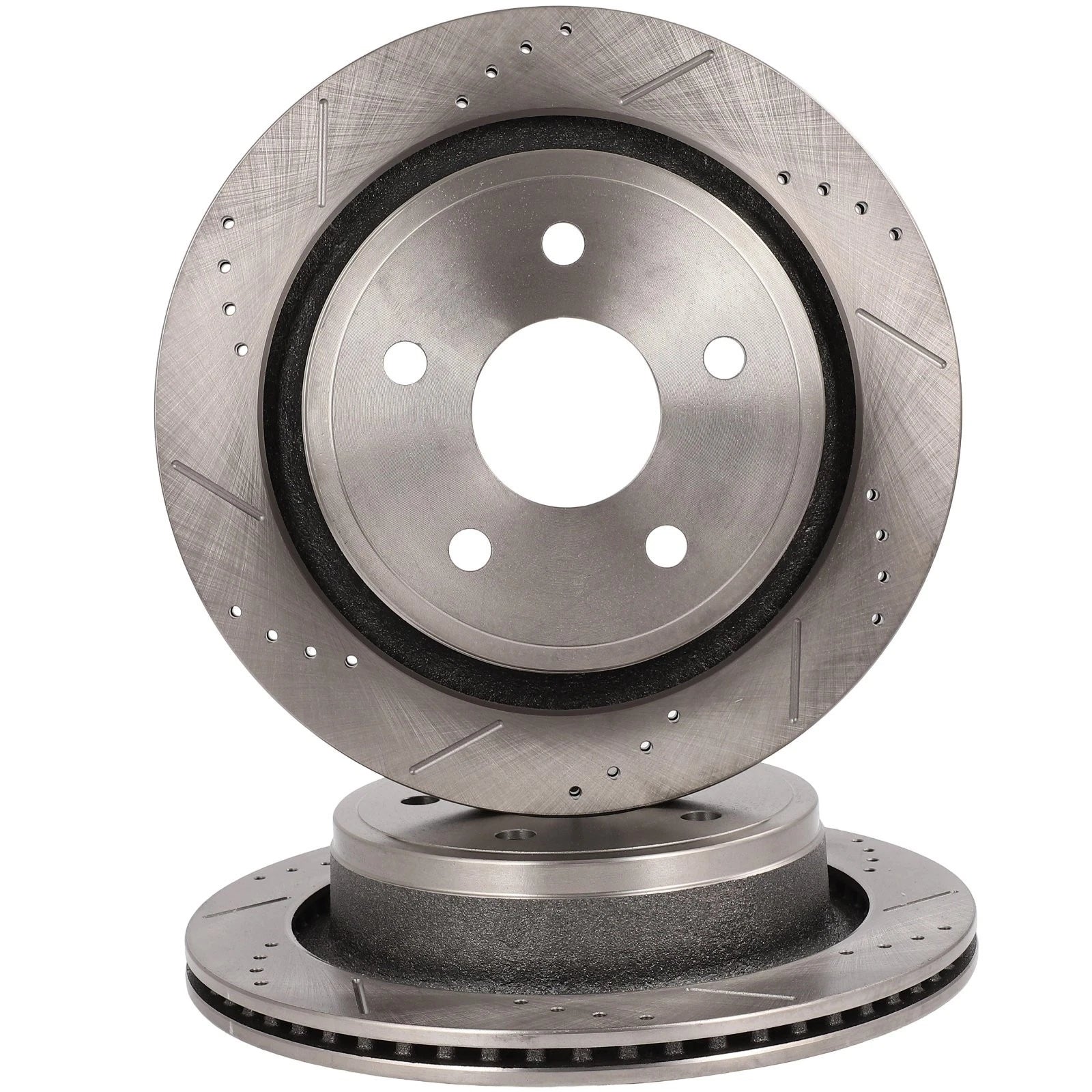 Rear Brake Disc Rotors for Dodge Durango (2004–2009) & Ram 1500 Classic (2019–2023)