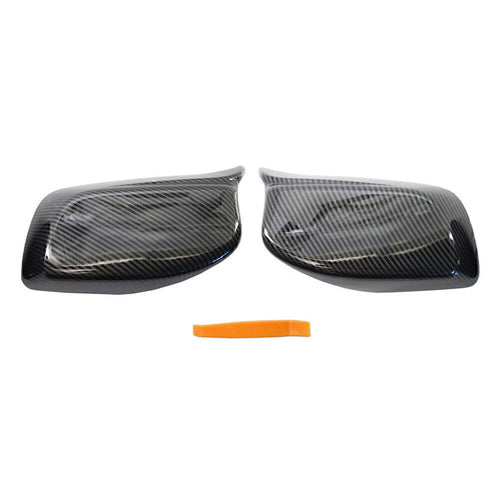 1 Pair ABS M Style Side Rearview Mirror Cover Caps for BMW 5 6 Series (2003–2010)