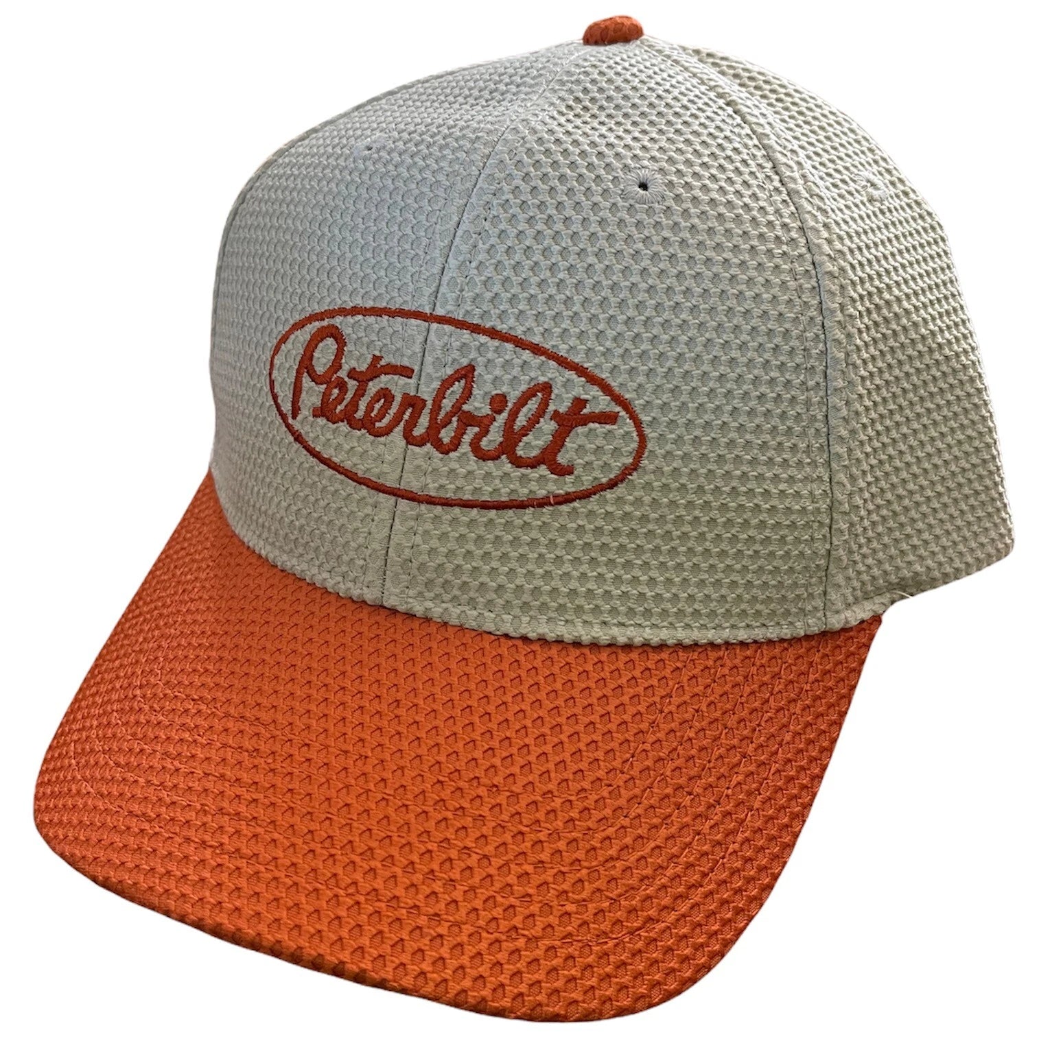 Peterbilt Trucks Two-Tone Hat/Cap (Grey/Orange)