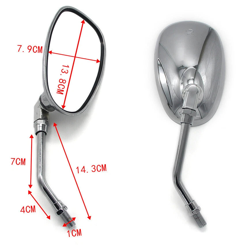 Rear View Mirror for Yamaha XJ900 XJ600 SRV250 XJ550 SR250 XJ400 SRX600 SR125