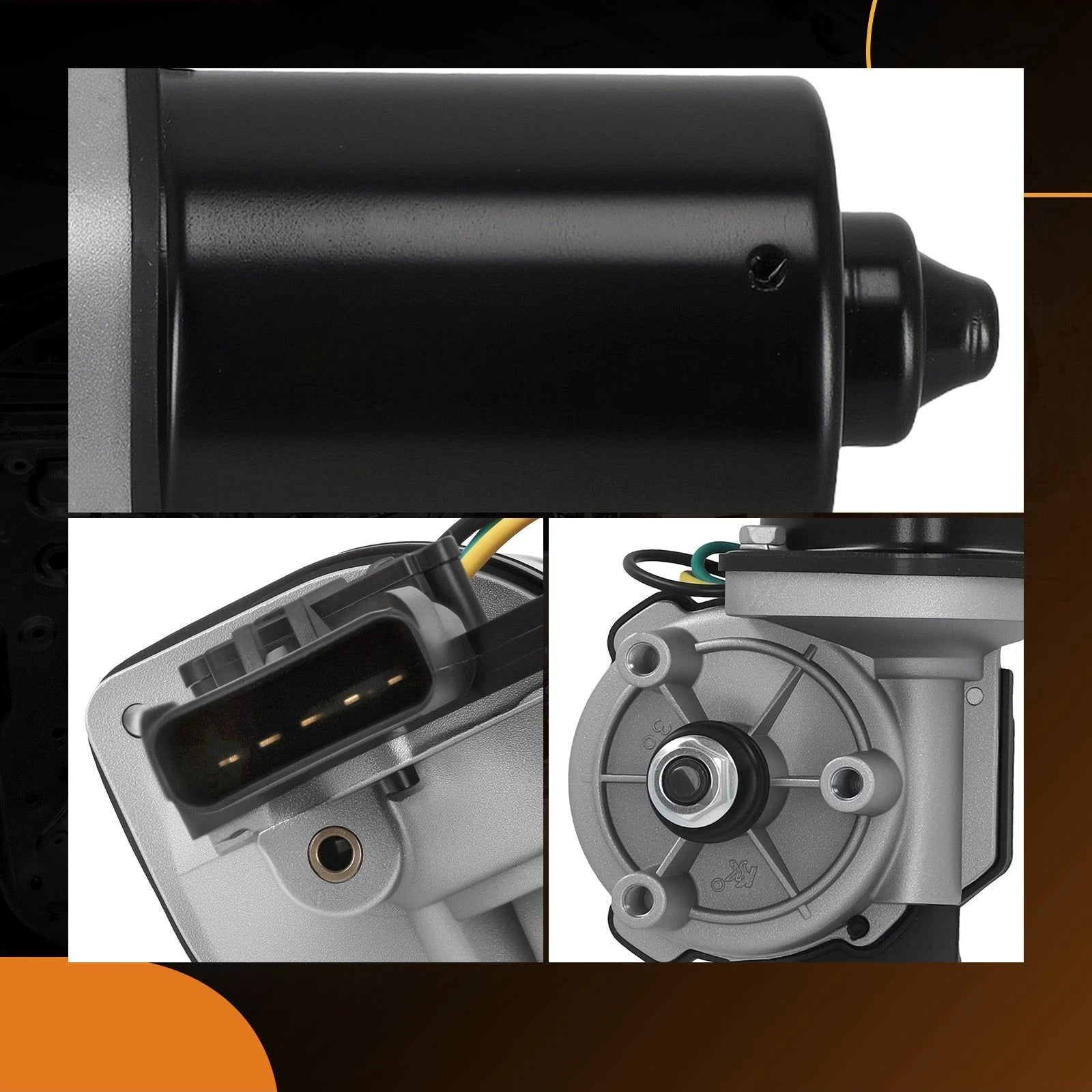 1pc Front Windshield Wiper Motor for Jeep Wrangler JK (2007–2018) 55077859AC