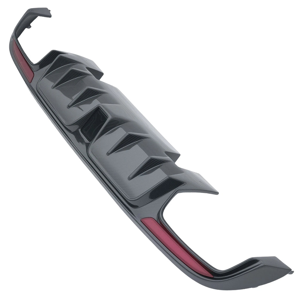 B Style Rear Bumper Diffuser Lip for Mercedes-Benz C63 C180 (2015–2021)