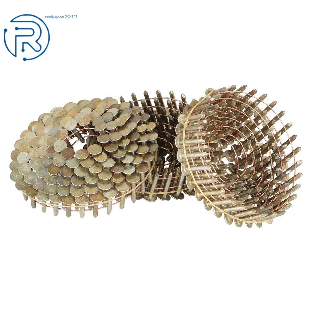 3/4" Galvanized Coil Roofing Nails for Roofing (7200 Pack)