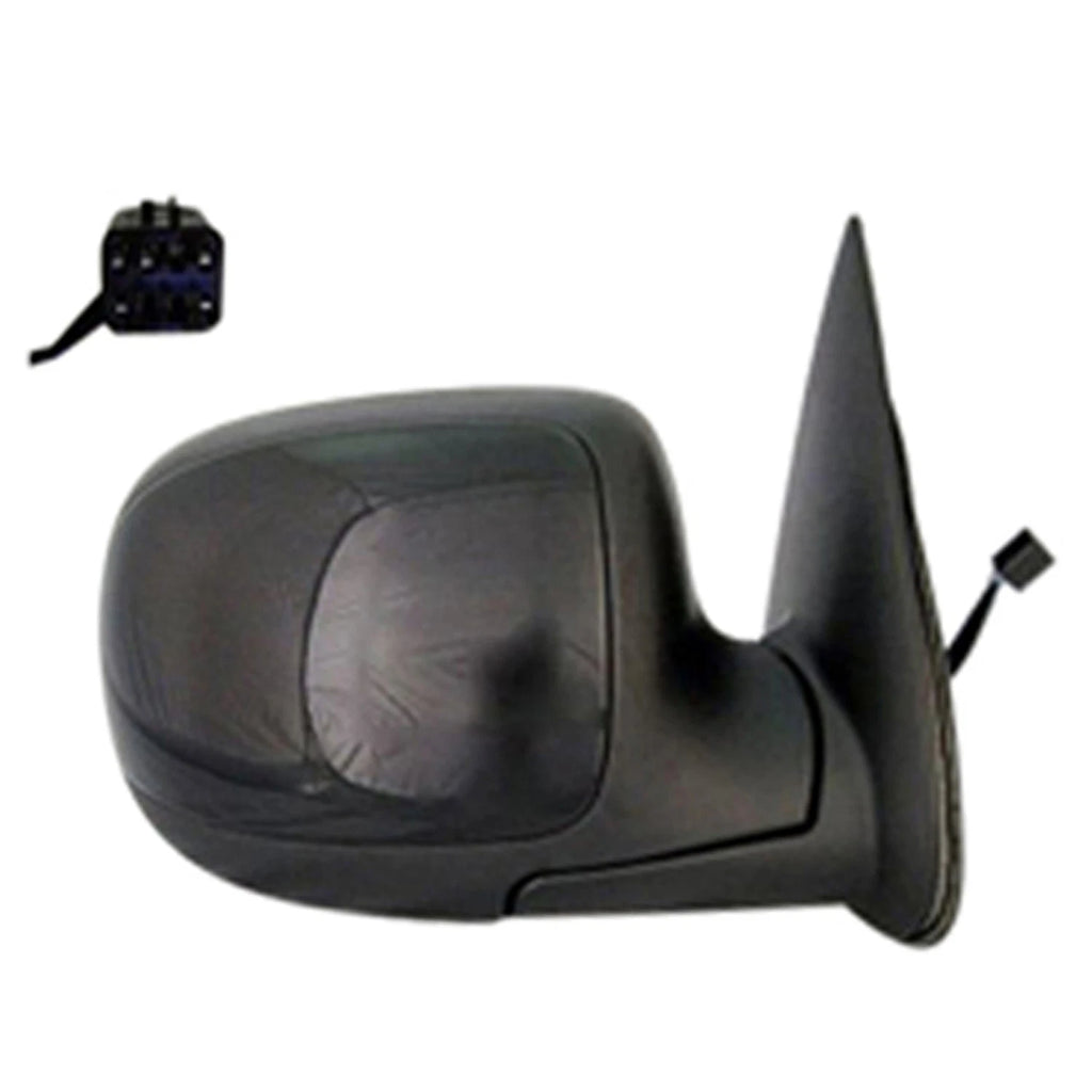 Power Door Mirror Passenger Side Replacement Heated Glass Ready to Paint for