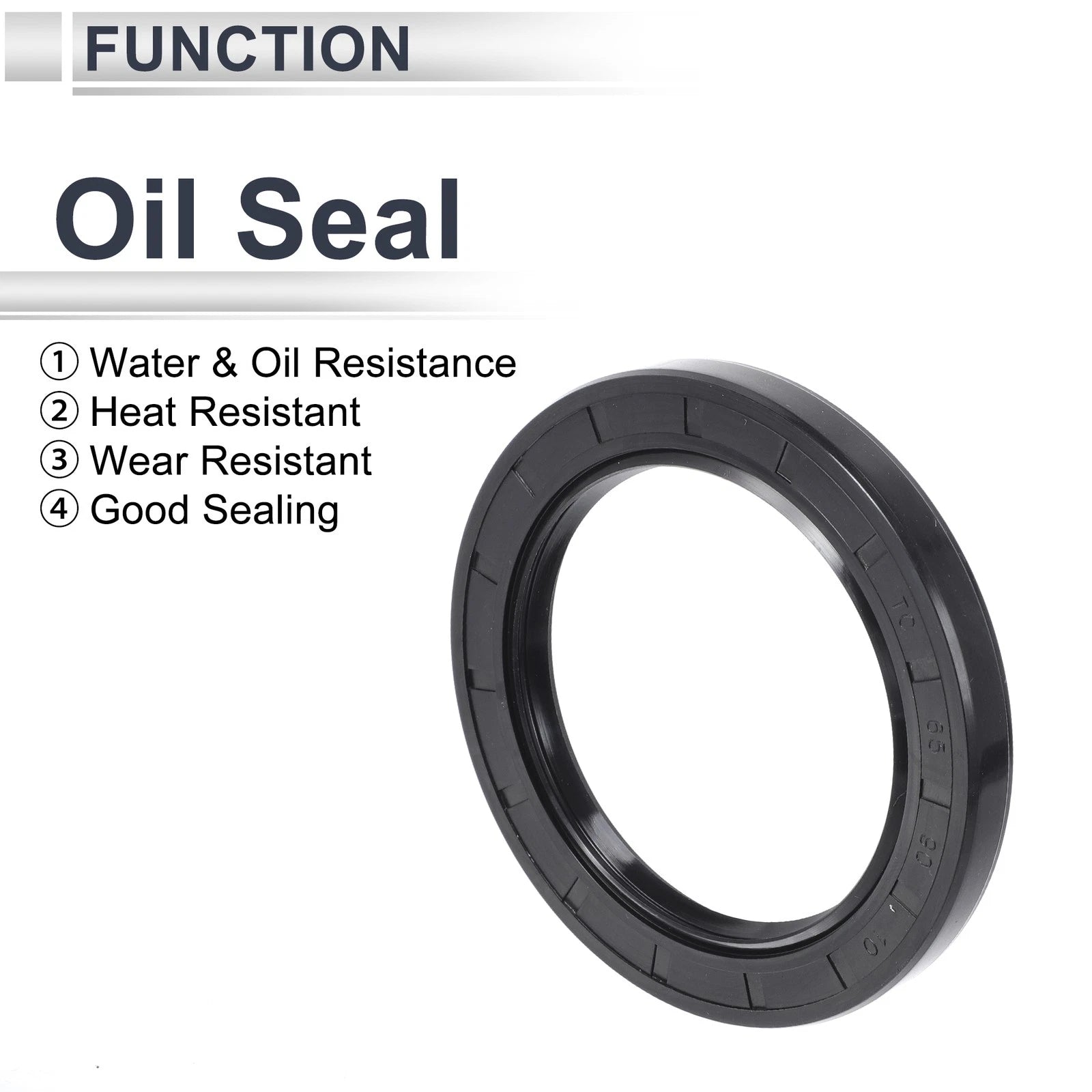 Set of 5 Oil Seal Rotary Shaft Seal NBR Rubber 65x90x10mm
