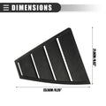 Rear Side Window Louvers Vent Covers for Hyundai Elantra (2017-2019)