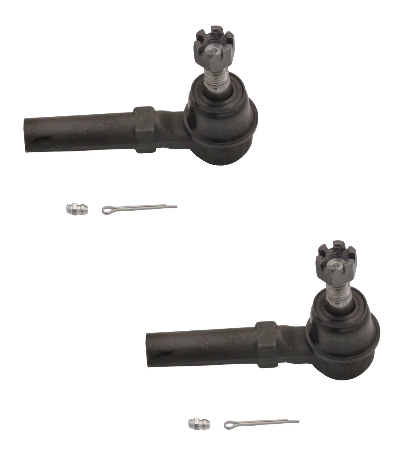 Set of 2 Front Outer Steering Tie Rod Ends for GMC Chevy Isuzu (MOOG ES80761)
