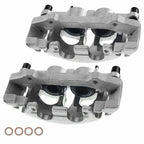 Pair Front Brake Calipers with Bracket for Ford Expedition (2007-2009)