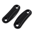 Rearview Mirror Block Off Base Plates for Kawasaki ZX-10R (2011–2015) Black