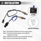 O2 Oxygen Sensor Set of 2 for Ford Focus 2.0L (2012–2017)