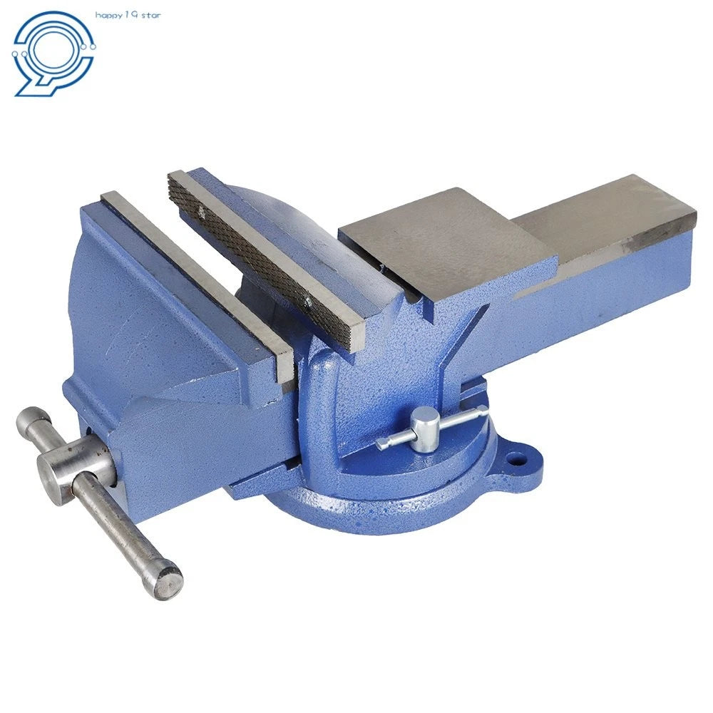 8" Multi-Purpose Rotating Bench Vise with 360 Degree Swivel Base