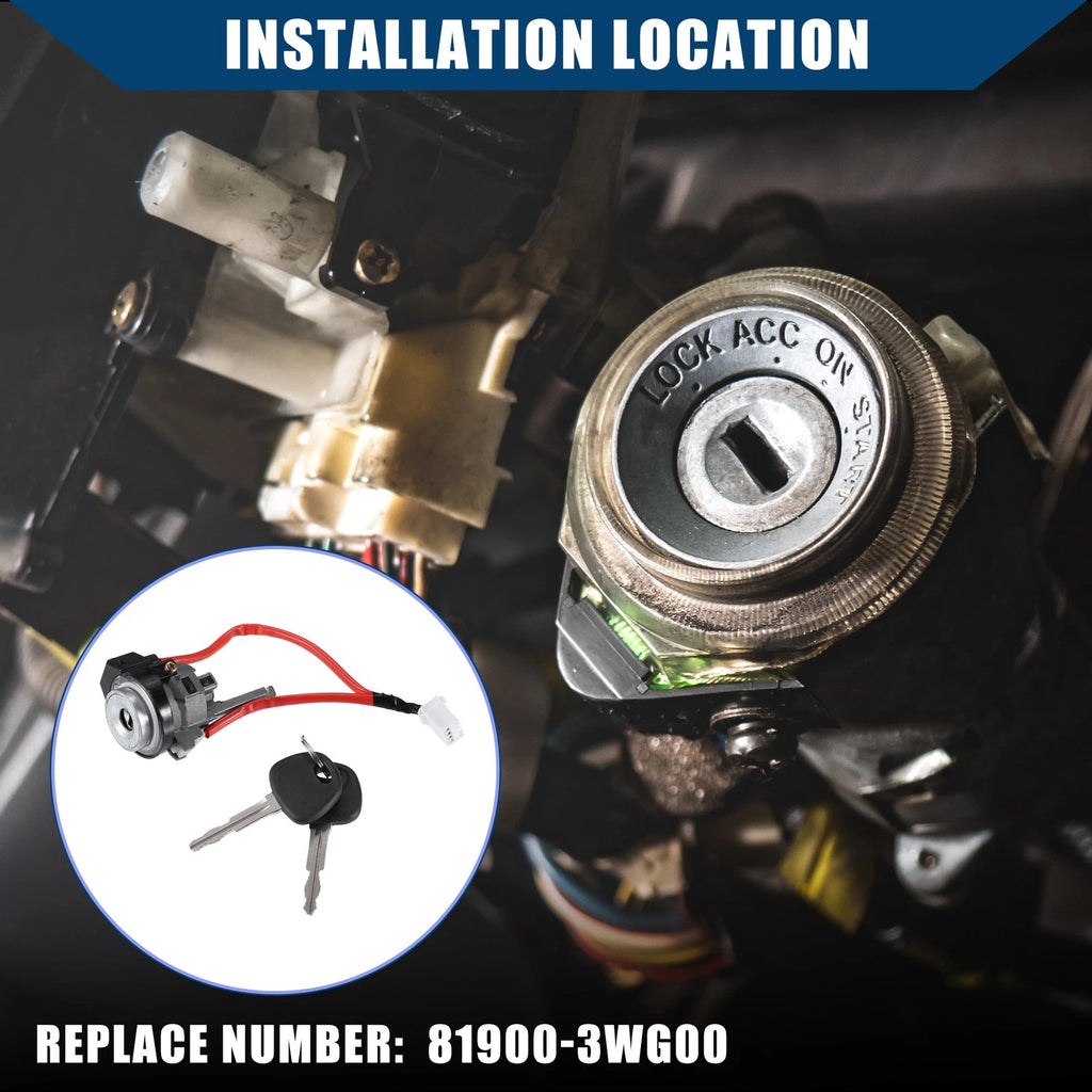Ignition Switch Lock Cylinder with 2 Keys for Kia Sportage (2011–2016)