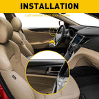 Interior Driver Door Handle for Hyundai Sonata (2011–2015) Chrome