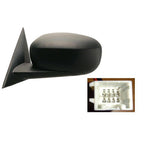 Replacement Ready to Paint Driver Side Power Door Mirror w/Heated Glass