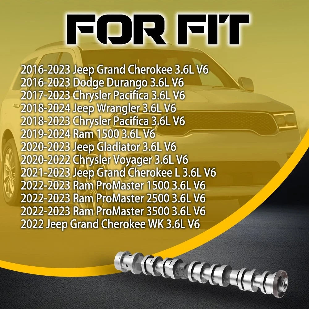 Right Side Intake Camshaft for Chrysler Dodge Jeep Ram 3.6L (2016–2024)