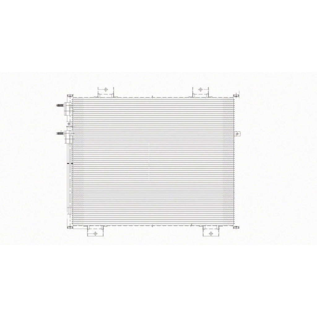 Replacement A/C Condenser Repair Part For 2005-2010 Dodge Dakota Pickup