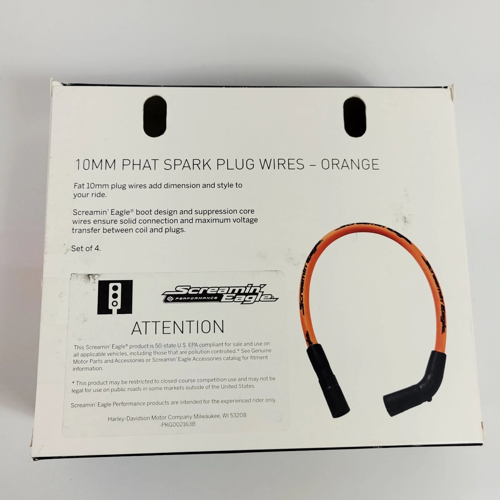 Screamin' Eagle 10MM Phat Spark Plug Wires for Harley-Davidson Softail (2018–2023)