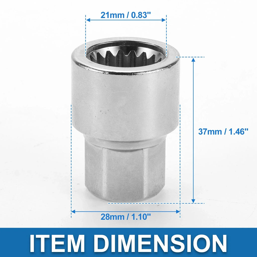 Wheel Lock Lugnut Key Socket 3/4" for Porsche