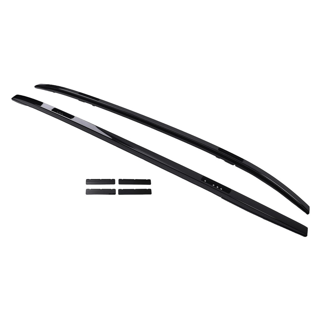 Black Aluminum Roof Rail Luggage Rack for Toyota RAV4 (2019–2020) 75KG