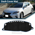 Dashboard Cover Mat for Lexus CT 200H 2011-2019 Sun Protector Pad Black Blue