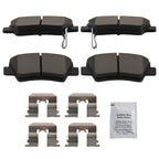 Set of 4 Rear Ceramic Brake Pads for Kia Forte5/Optima (2014–2018) D1544